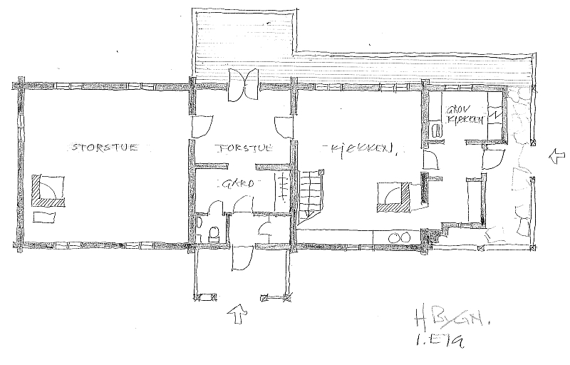 Hovedbygning-tegning